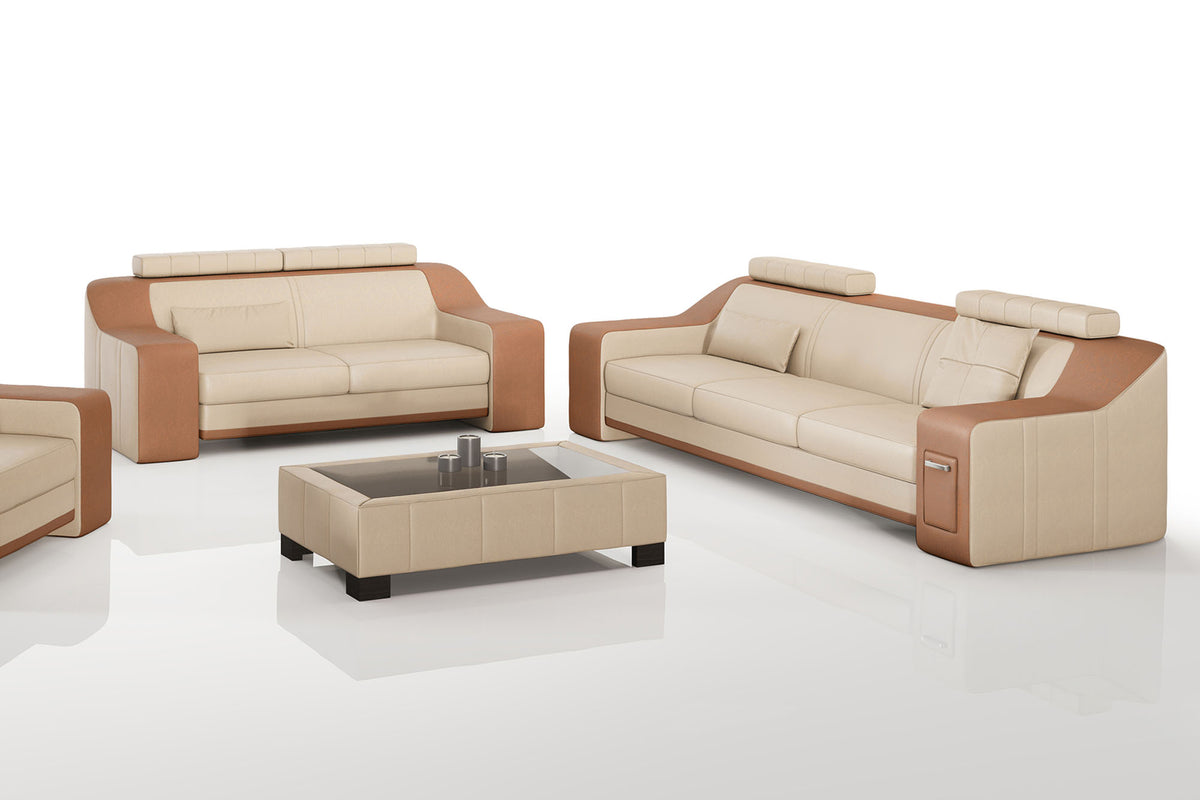 California Leather Sofa Set