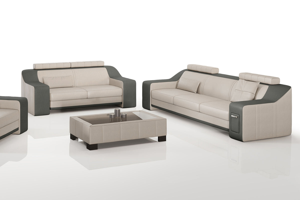 California Leather Sofa Set