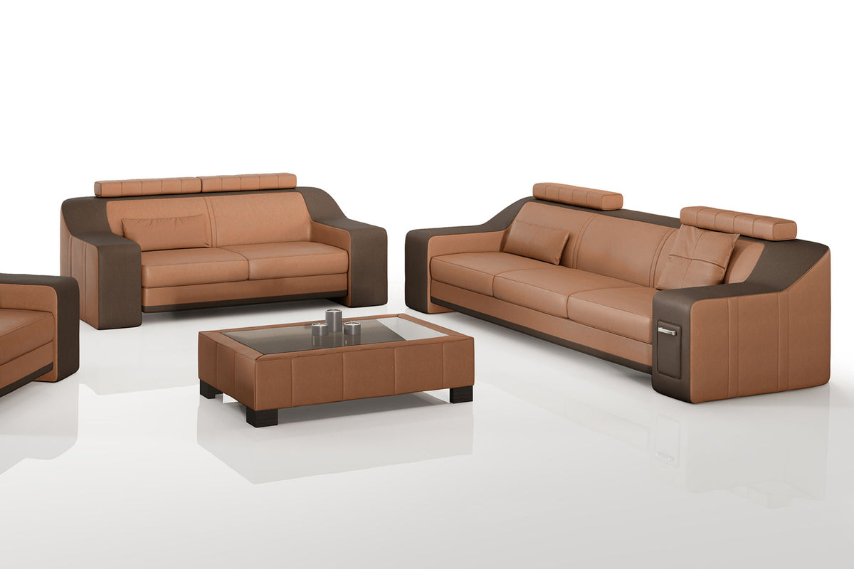 California Leather Sofa Set