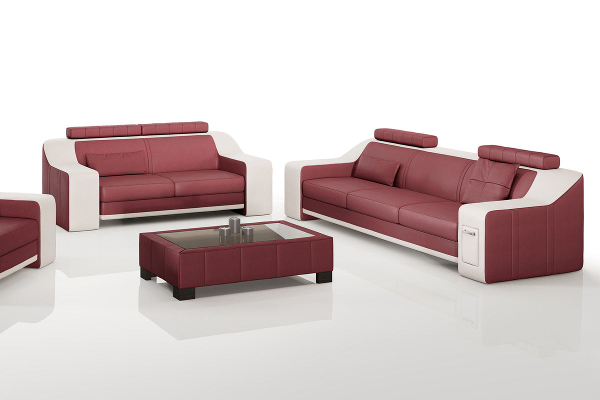 California Leather Sofa Set