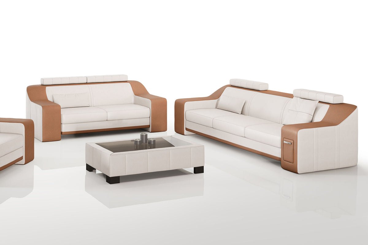 California Leather Sofa Set