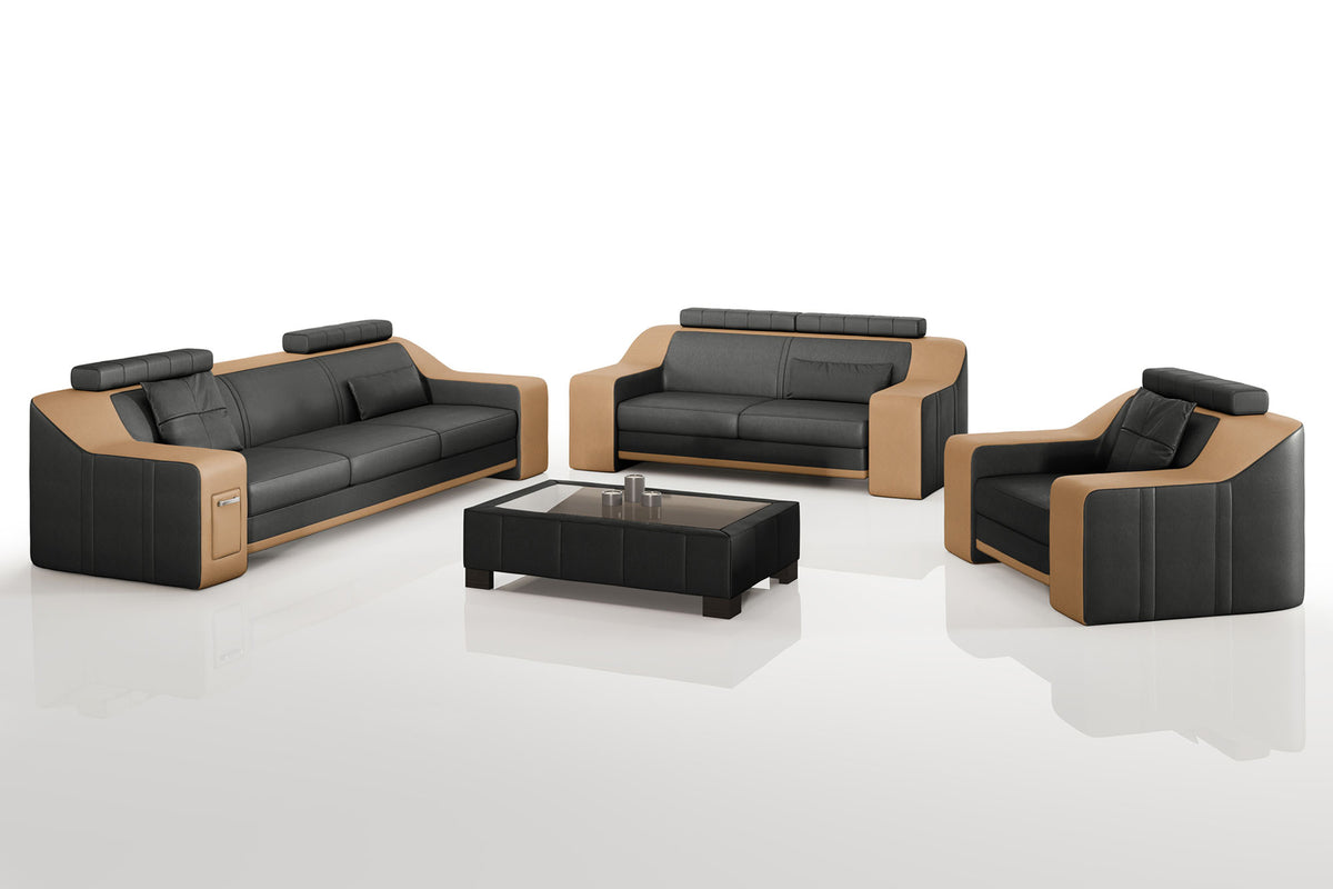 California Leather Sofa Set
