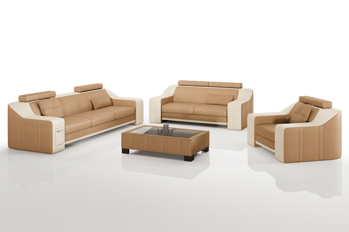 California Leather Sofa Set