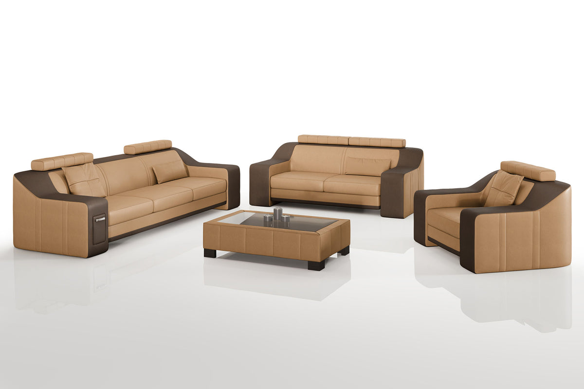 California Leather Sofa Set