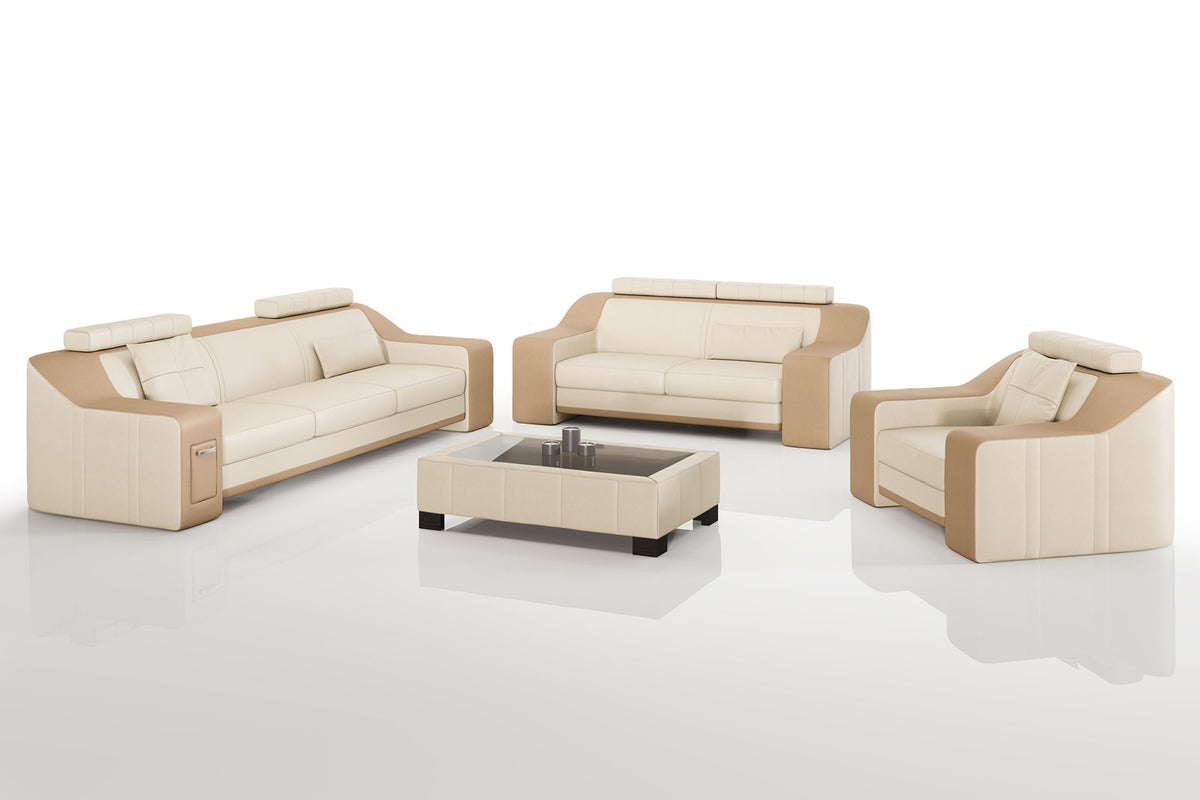 California Leather Sofa Set