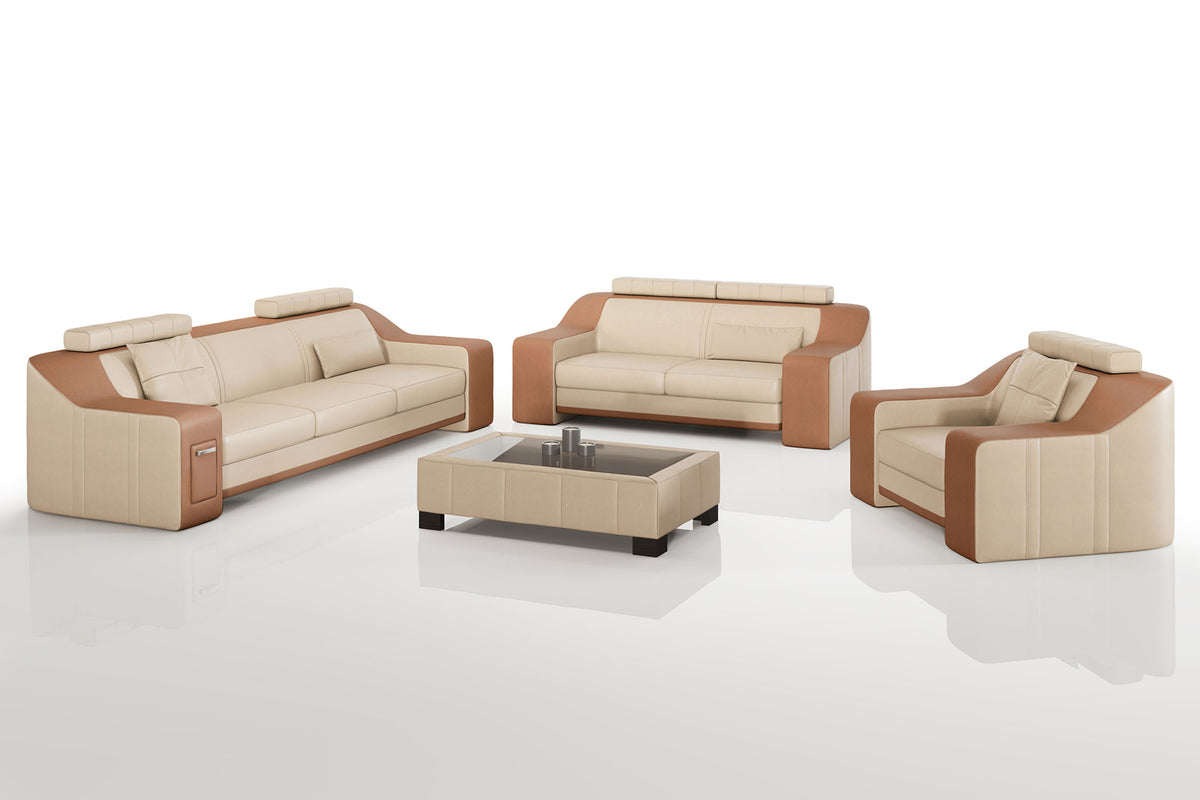 California Leather Sofa Set