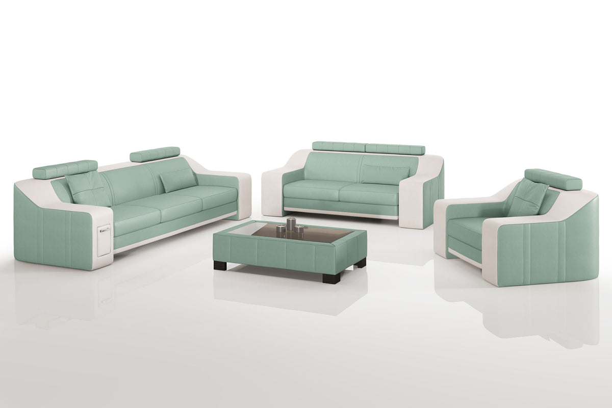 California Leather Sofa Set