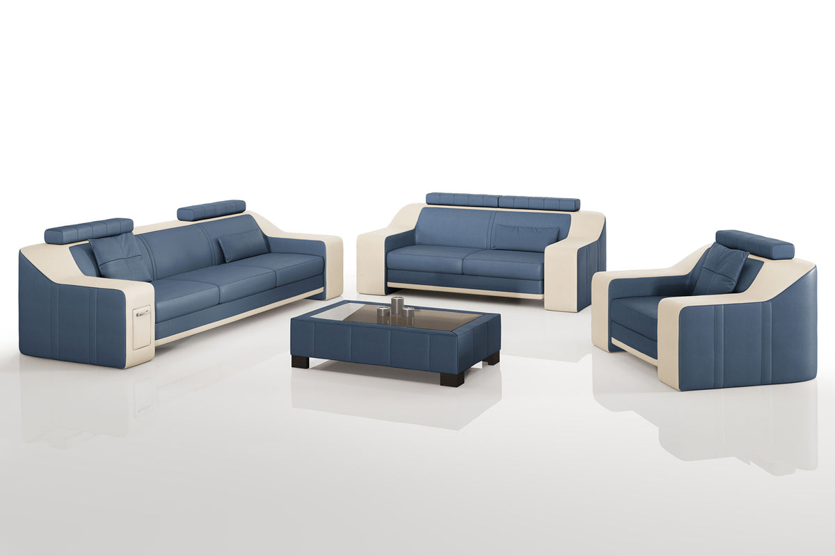 California Leather Sofa Set