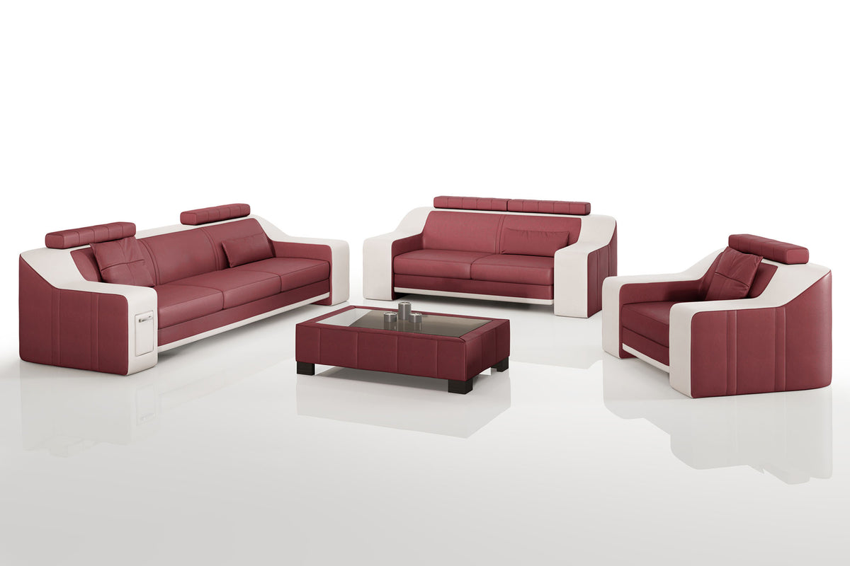California Leather Sofa Set