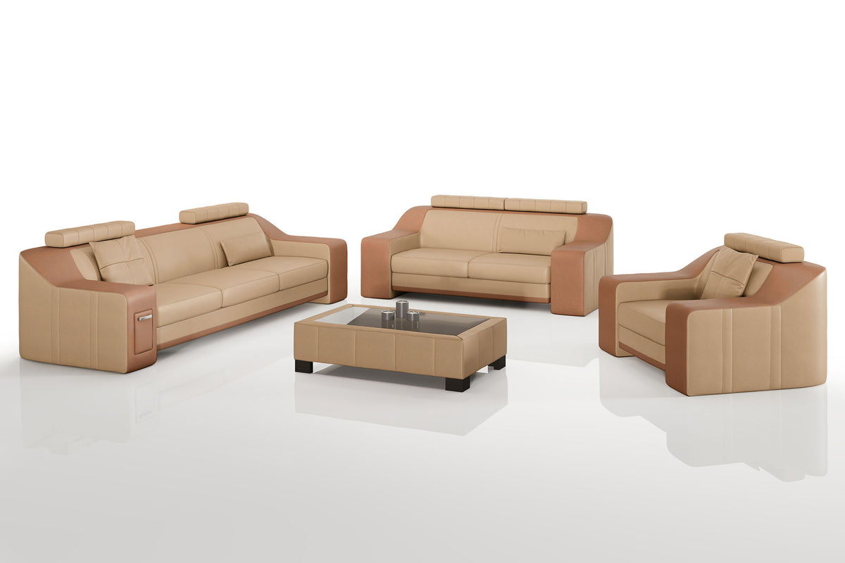 California Leather Sofa Set