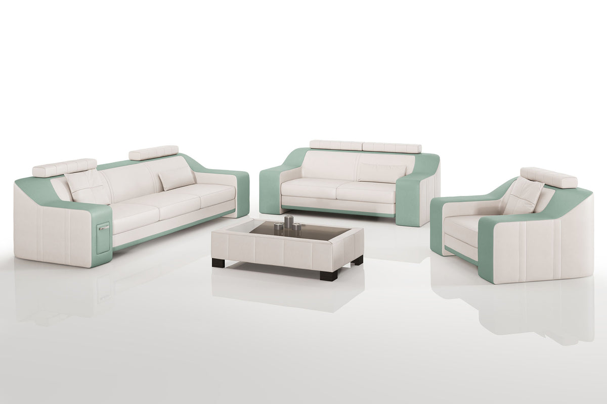 California Leather Sofa Set