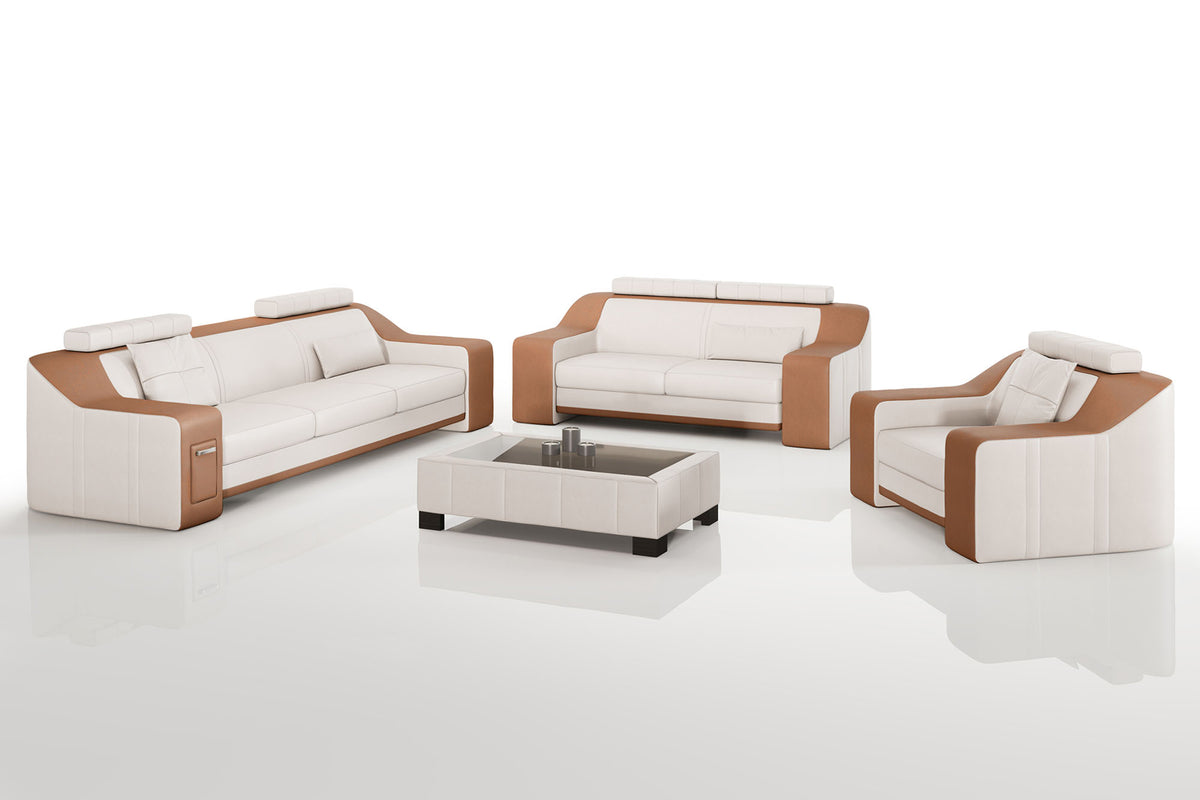 California Leather Sofa Set