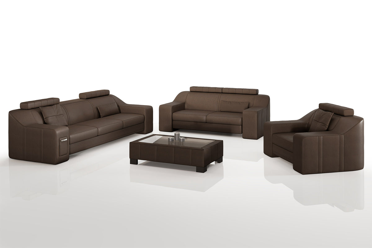 California Leather Sofa Set