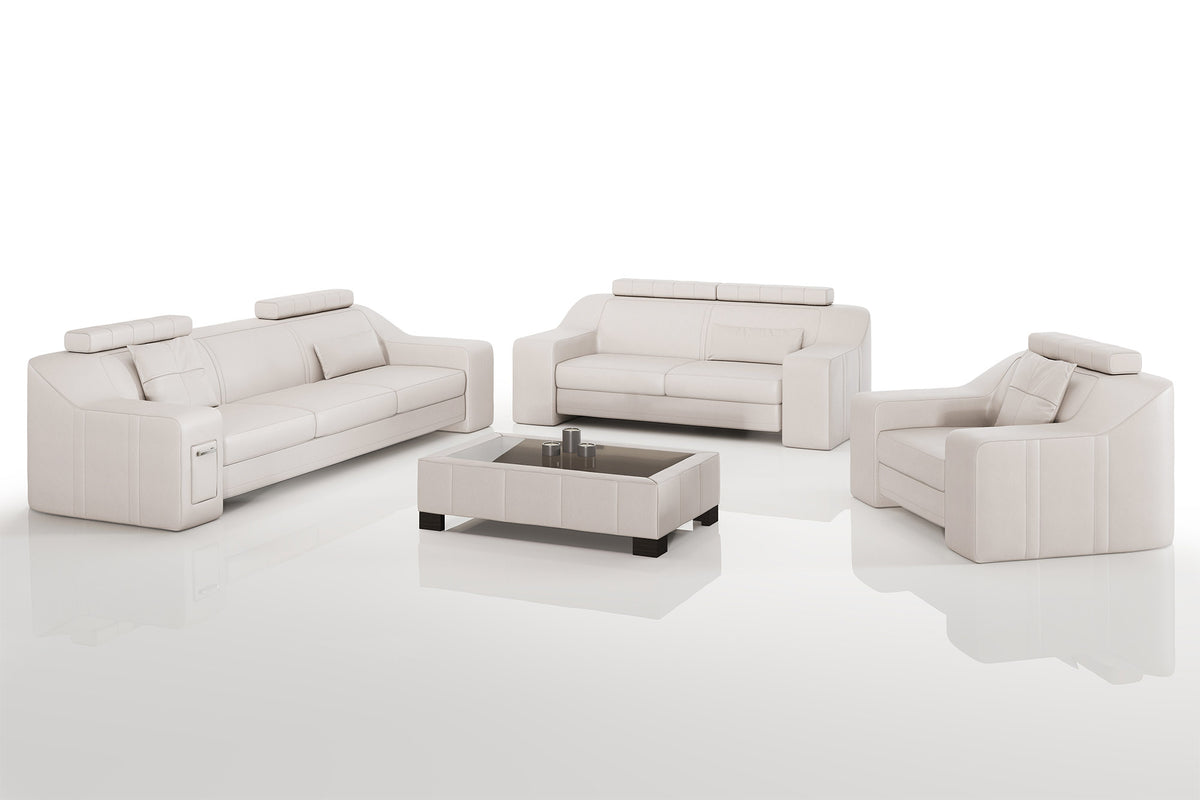 California Leather Sofa Set