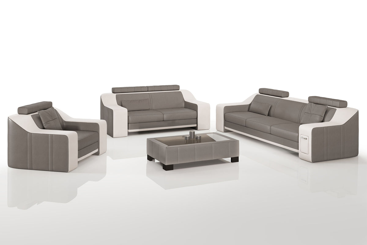 California Leather Sofa Set