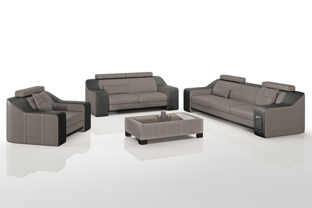 California Leather Sofa Set
