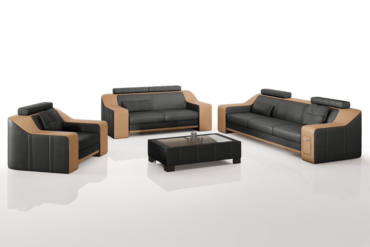 California Leather Sofa Set