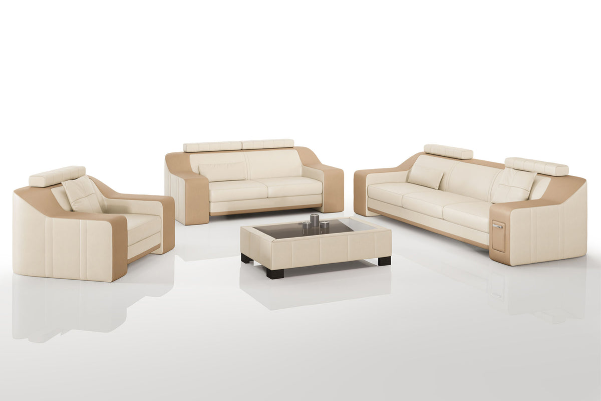 California Leather Sofa Set
