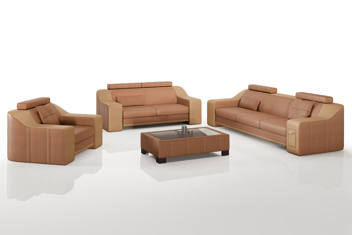 California Leather Sofa Set
