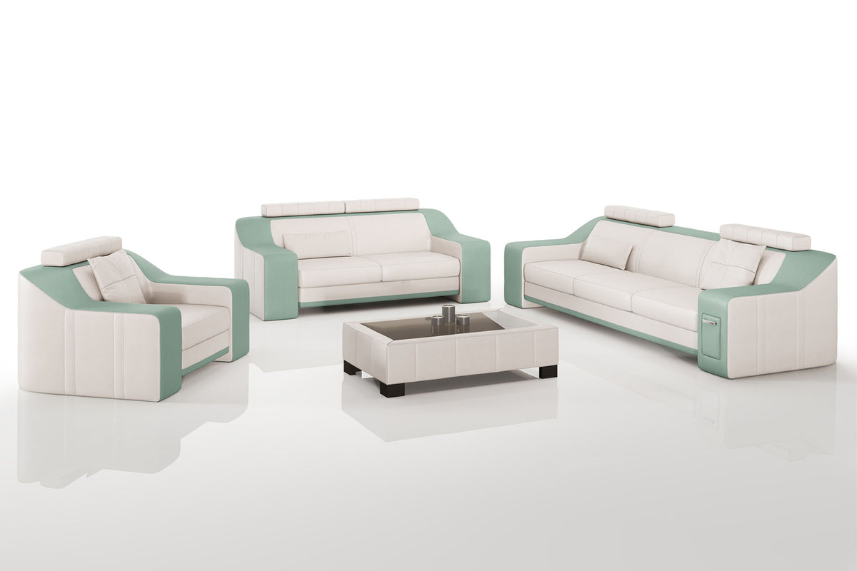 California Leather Sofa Set