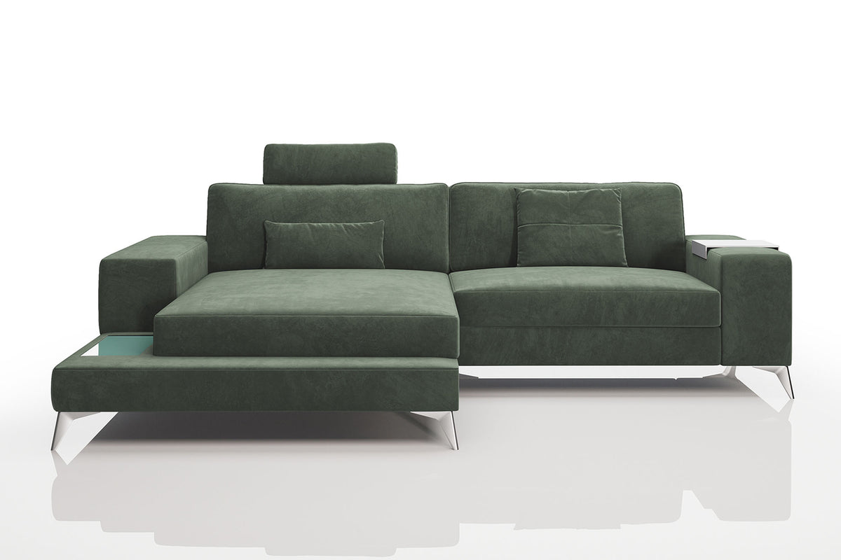 New York IV Fabric Chaise Sofa Small