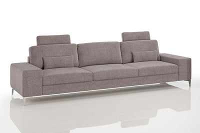 New York Modern Fabric 3 Seater Sofa