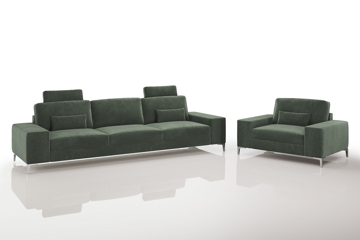 New York Modern Fabric Sofa Set