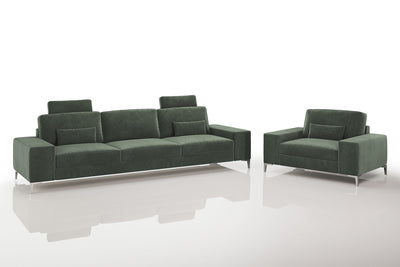 New York Modern Fabric Sofa Set