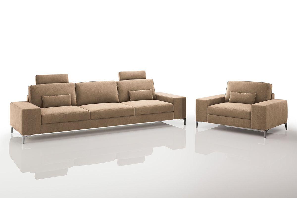 New York Modern Fabric Sofa Set