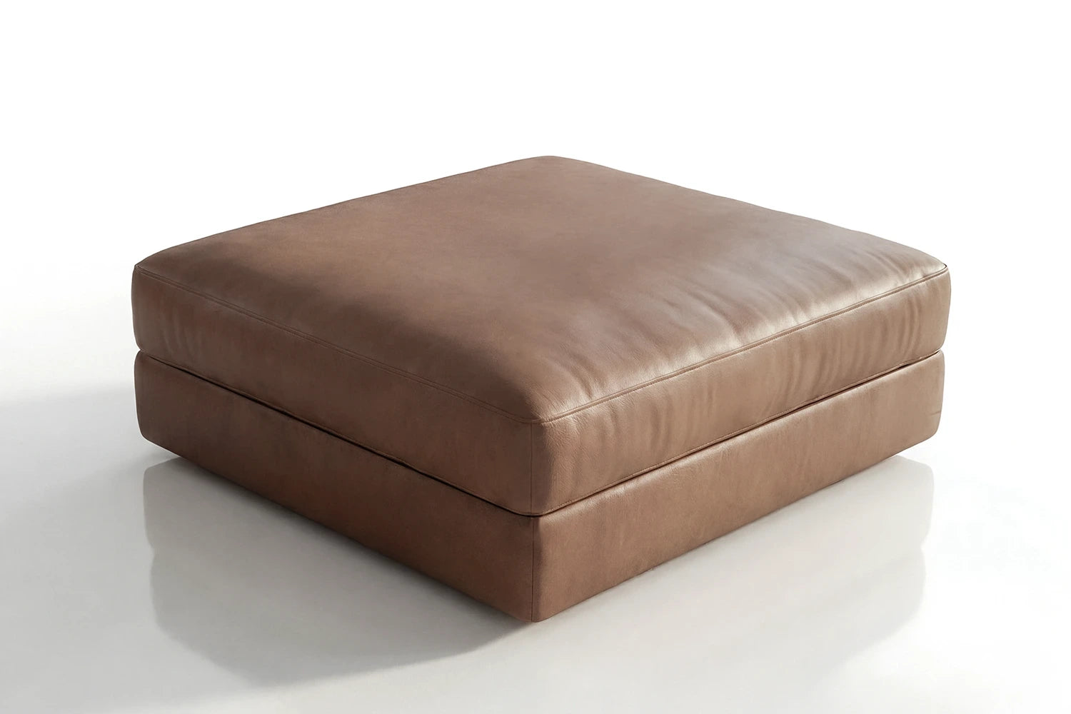 Ottoman 53x39" Leather I Florida