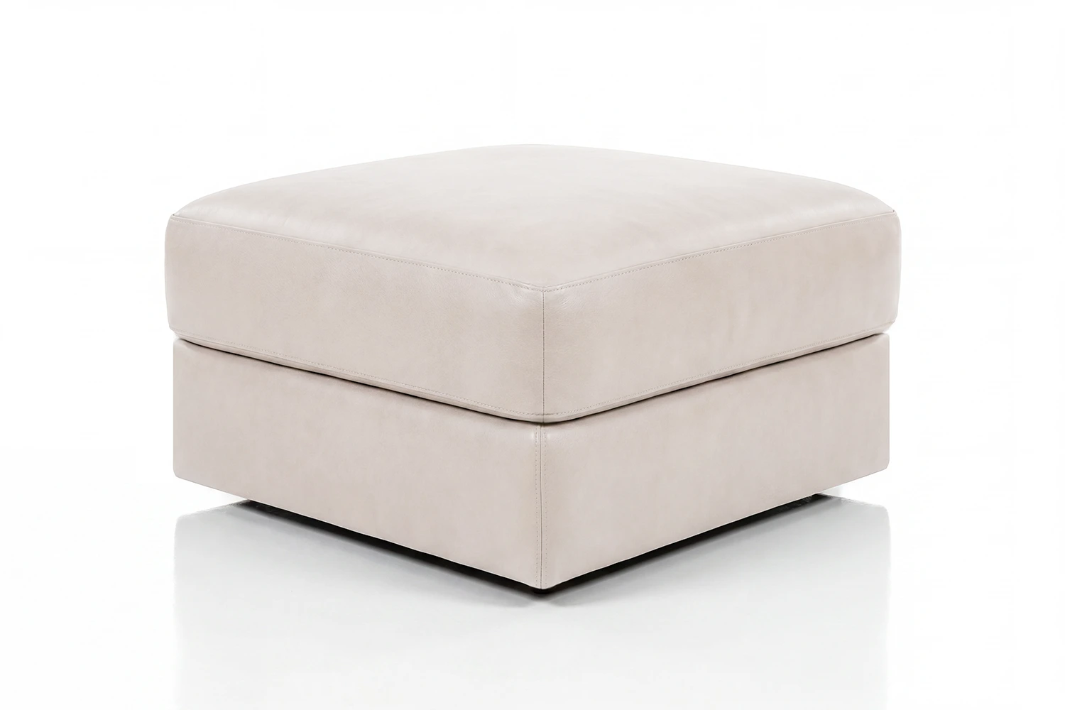 Ottoman 23" Leather I Florida