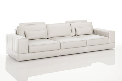 Phoenix Modern Leather 3 Seater Sofa