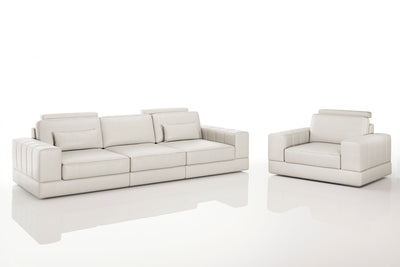 Phoenix Modern Leather Sofa Set