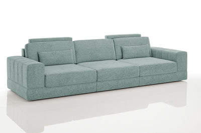 Phoenix Modern Fabric 3 Seater Sofa