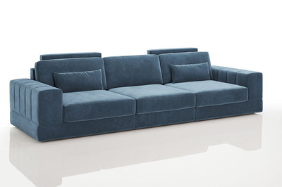 Phoenix Modern Fabric 3 Seater Sofa