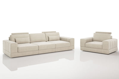 Phoenix Modern Fabric Sofa Set