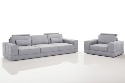 Phoenix Modern Fabric Sofa Set