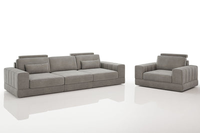 Phoenix Modern Fabric Sofa Set