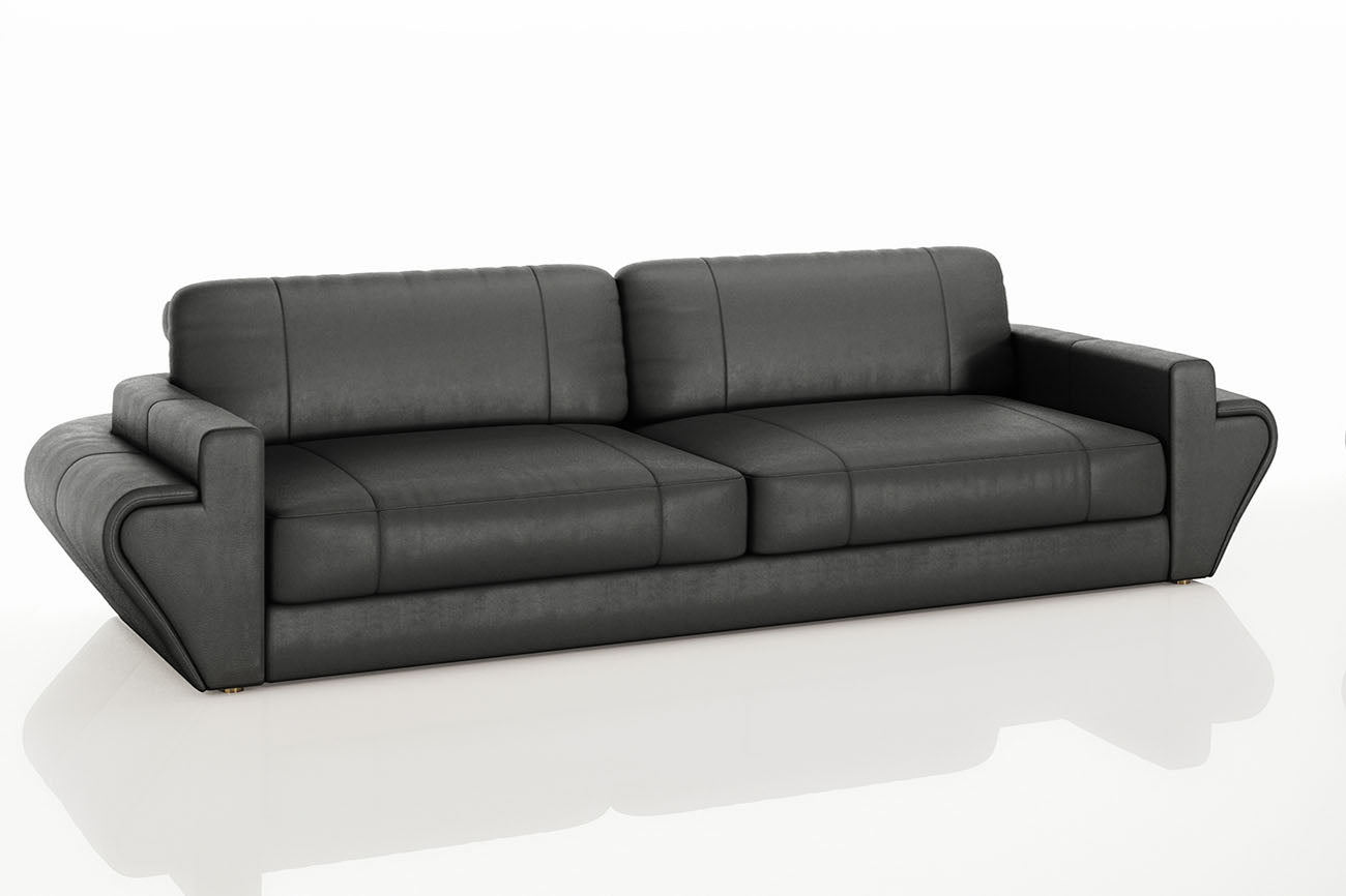 Texas Leather 3 Seater Sofa