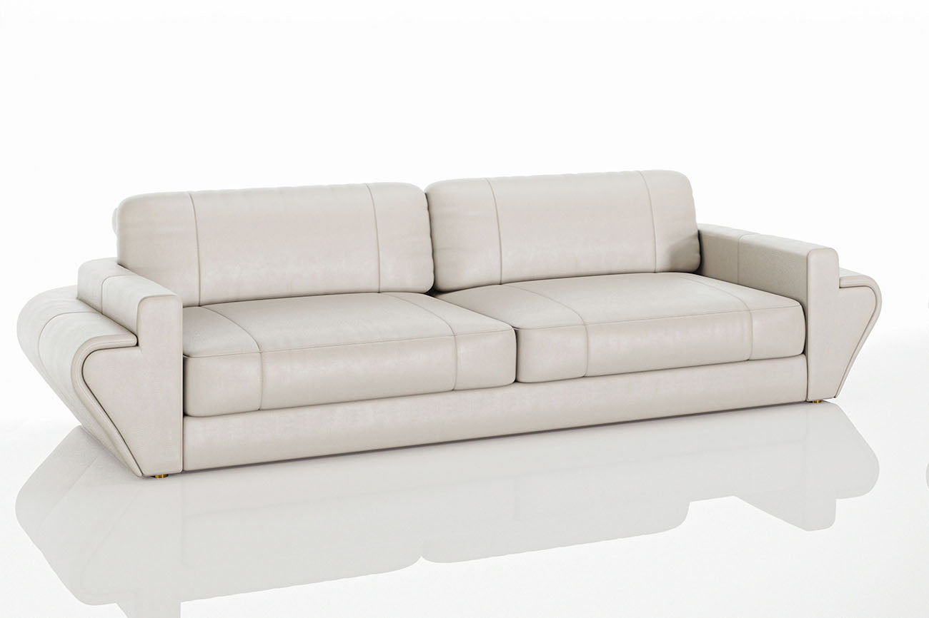 Texas Leather 3 Seater Sofa