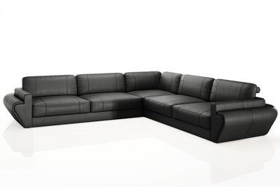 Texas Leather L-Sectional