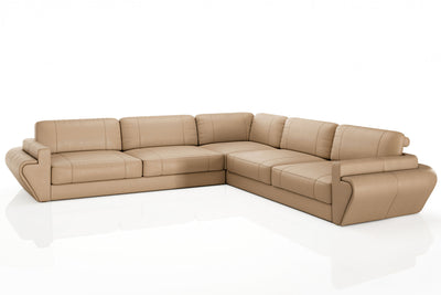 Texas Leather L-Sectional
