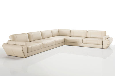 Texas LG Leather L-Sectional Large