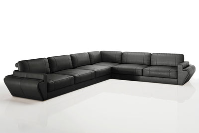 Texas LG Leather L-Sectional Large
