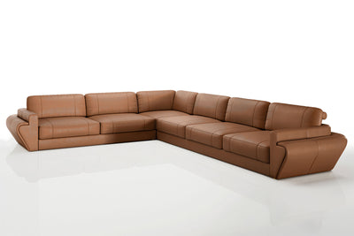 Texas LG Leather L-Sectional Large