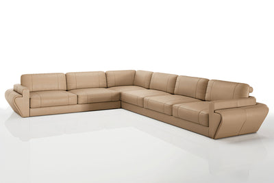 Texas LG Leather L-Sectional Large