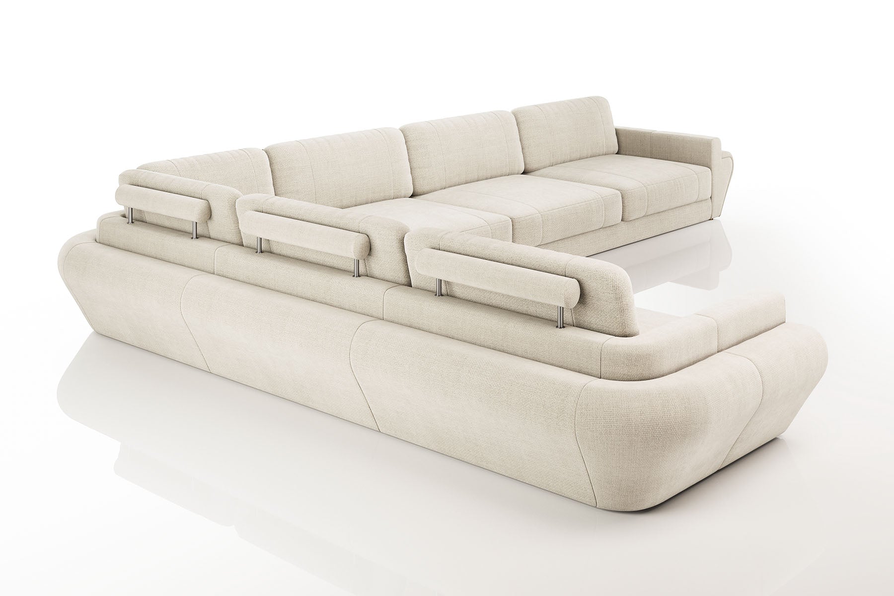 Texas LG Fabric L-Sectional Large