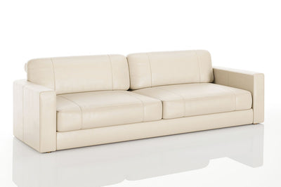 Texas Modern Leather 3 Seater Sofa