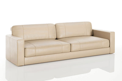 Texas Modern Leather 3 Seater Sofa