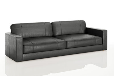 Texas Modern Leather 3 Seater Sofa